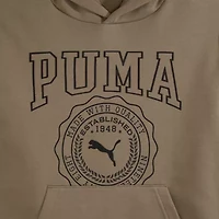 PUMA Big Kid Boys Long Sleeve Fleece Hoodie