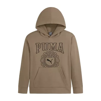 PUMA Big Kid Boys Long Sleeve Fleece Hoodie