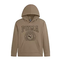 PUMA Big Kid Boys Long Sleeve Fleece Hoodie