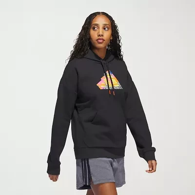 adidas Womens Long Sleeve Fleece Active Hoodie