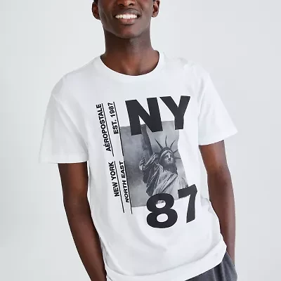 AEROPOSTALE. Mens Short Sleeve Classic Fit Graphic T-Shirt