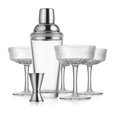 Whiskey and Rye 6-pc. Espresso Martini Drinkware Set