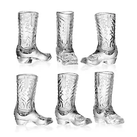 Whiskey and Rye 6-pc. Shot Glass Set