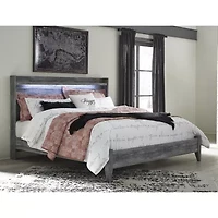 Signature Design by Ashley Baystorm Panel Bed Dark Gray