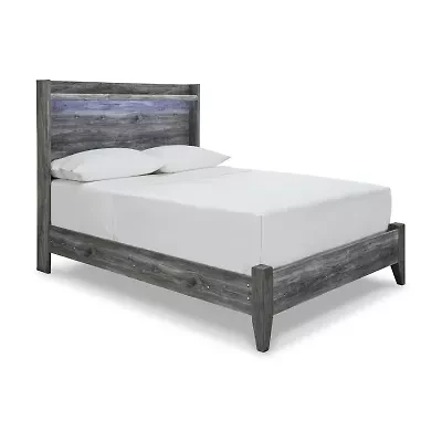 Signature Design by Ashley Baystorm Panel Bed Dark Gray