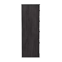 Signature Design by Ashley Belachime 4-Drawer Chest of Drawers in Charcoal