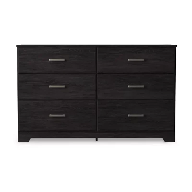 Signature Design by Ashley Belachime 6-Drawer Dresser in Charcoal