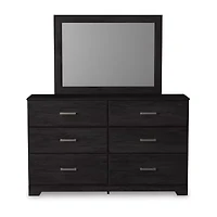 Signature Design by Ashley Belachime 42" Bedroom Dresser Mirror in Charcoal