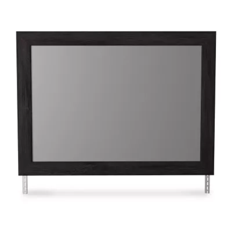 Signature Design by Ashley Belachime 42" Bedroom Dresser Mirror in Charcoal
