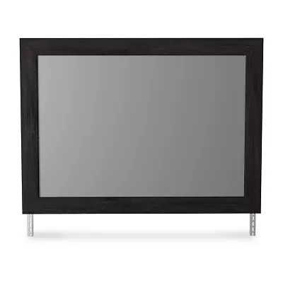 Signature Design by Ashley Belachime 42" Bedroom Dresser Mirror in Charcoal