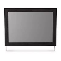 Signature Design by Ashley Belachime 42" Bedroom Dresser Mirror in Charcoal