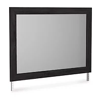 Signature Design by Ashley Belachime 42" Bedroom Dresser Mirror in Charcoal