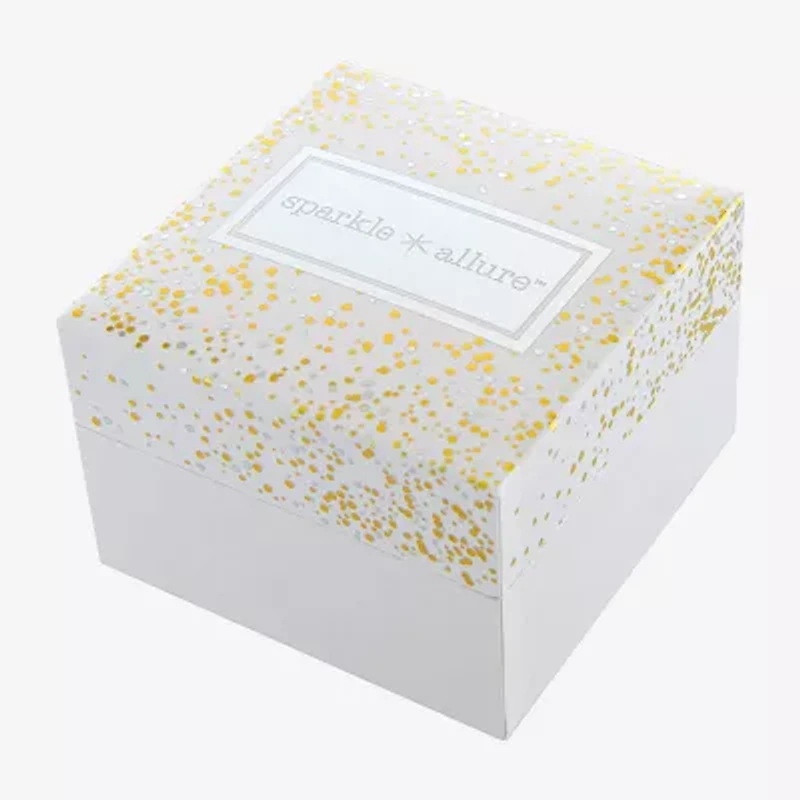 Sparkle Allure Womens Crystal 3 Pair Earring Set