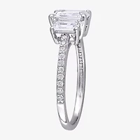 Womens 1 3/4 CT. T.W. Lab Created White Moissanite 10K Gold Engagement Ring