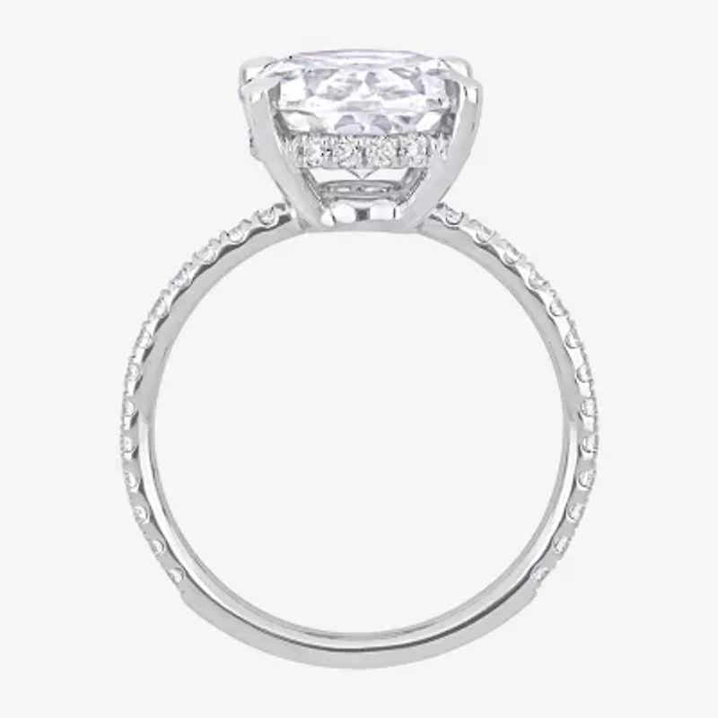 Womens 4 7/8 Ct. T.W. Lab Created White Moissanite 10K Gold Solitaire Engagement Ring