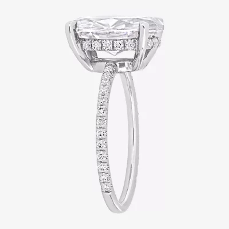 Womens 4 7/8 Ct. T.W. Lab Created White Moissanite 10K Gold Solitaire Engagement Ring