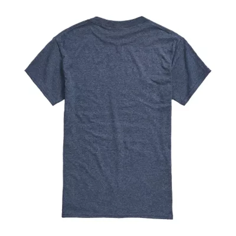 Mens Short Sleeve Mickey Mouse Pickleball Graphic T-Shirt