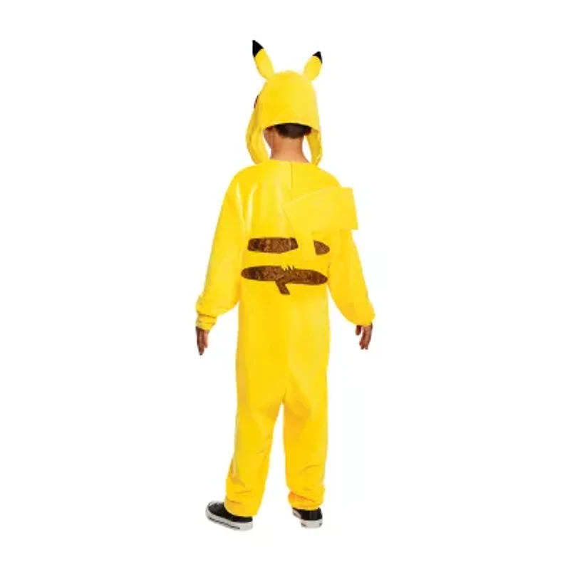 Little & Big Kid Boys Pikachu Classic Pokeman Costume Set