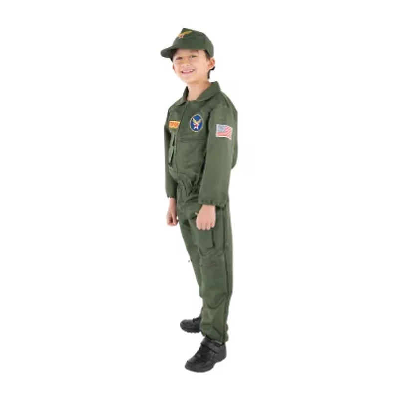 Little & Big Kid Boys Air Force Pilot Costume