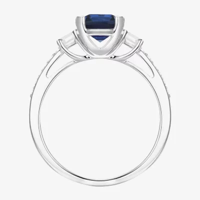 Womens Gemstone 14K Gold Over Silver Halo Delicate Cocktail Ring