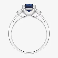 Womens Gemstone 14K Gold Over Silver Halo Delicate Cocktail Ring