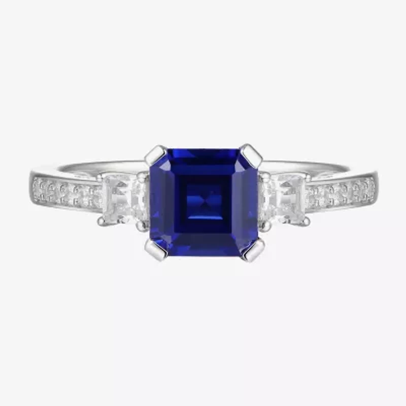 Womens Gemstone 14K Gold Over Silver Halo Delicate Cocktail Ring