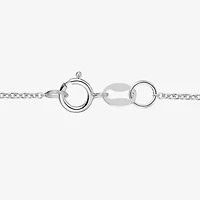 Womens Gemstone Sterling Silver Pendant Necklace