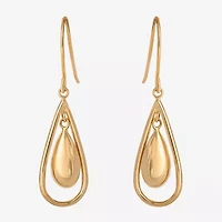 14K Gold Teardrop Earrings