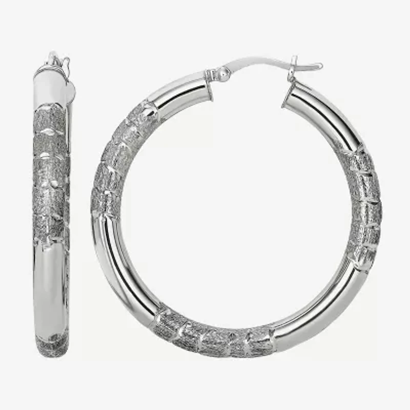 Sterling Silver Hoop Earrings