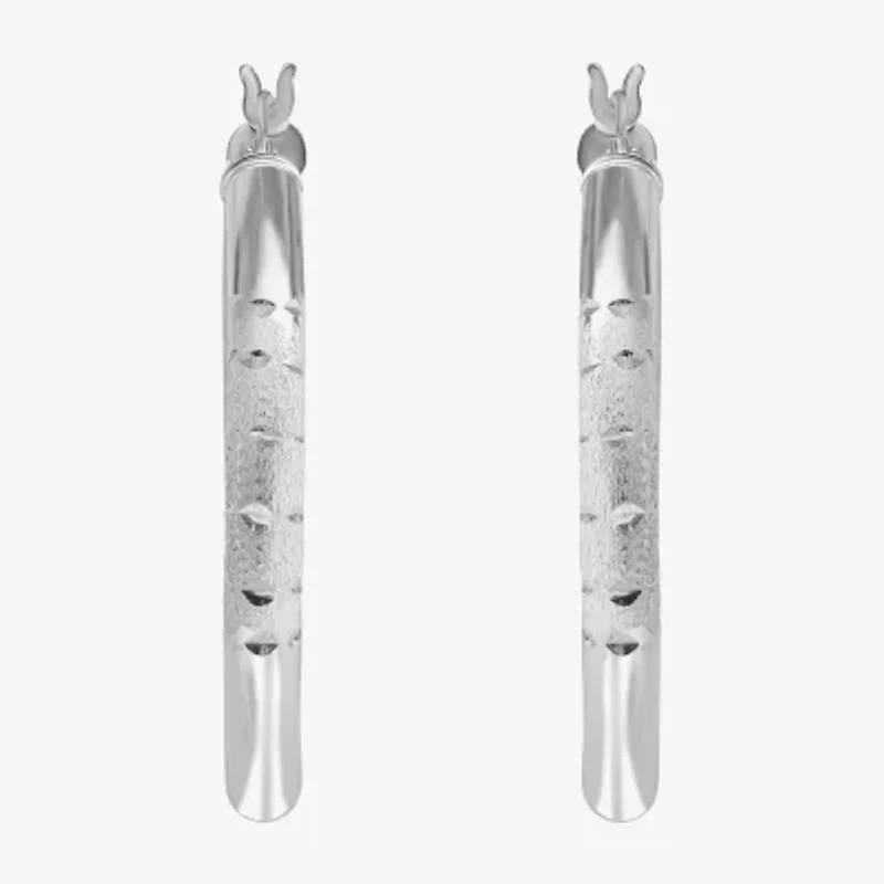 Sterling Silver Hoop Earrings