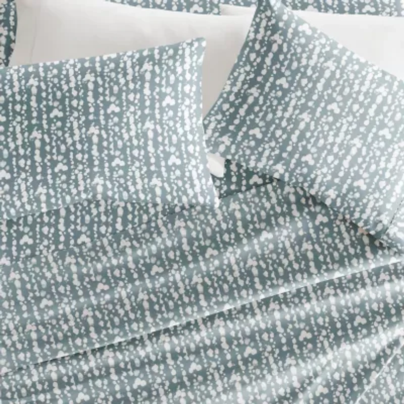 Casual Comfort Cloud Burst Patterned Sheet Set