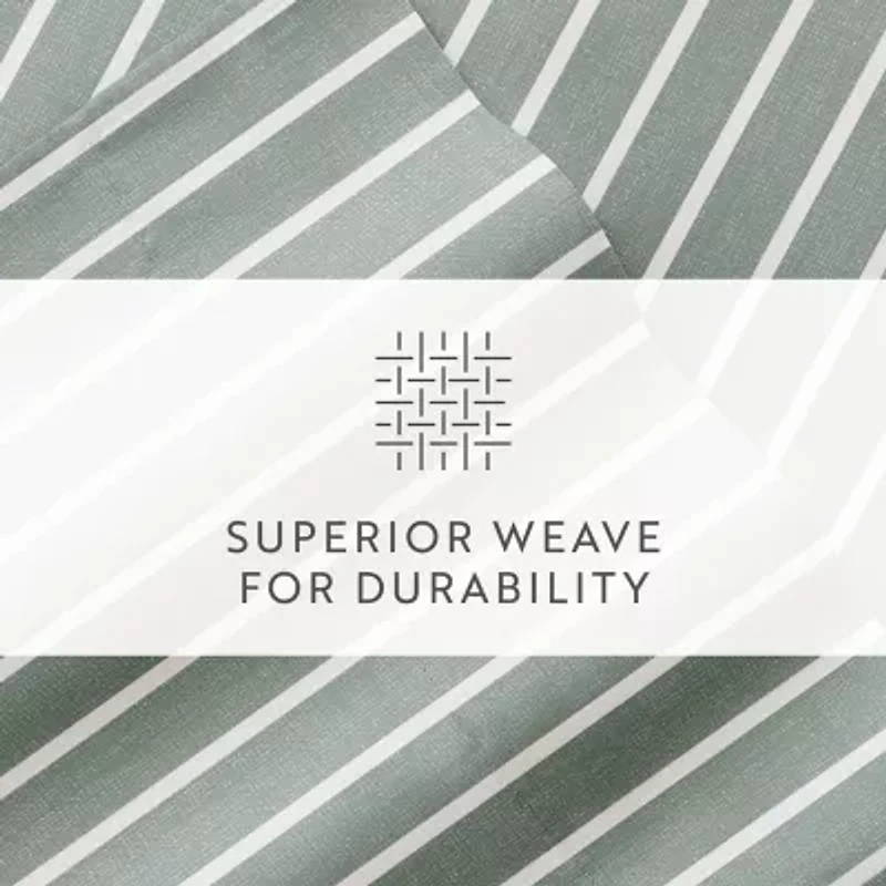 Casual Comfort Distressed Awning Patterned Sheet Set