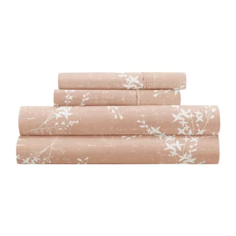 Casual Comfort Distressed Willow Patterned Sheet Set