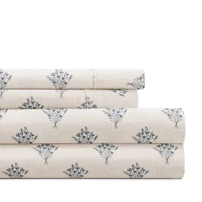 Casual Comfort Floral Bouquet Patterned Sheet Set