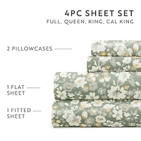 Casual Comfort Floral Dream Patterned Sheet Set