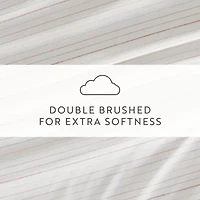 Casual Comfort Soft Stitch Stripe Patterned Sheet Set