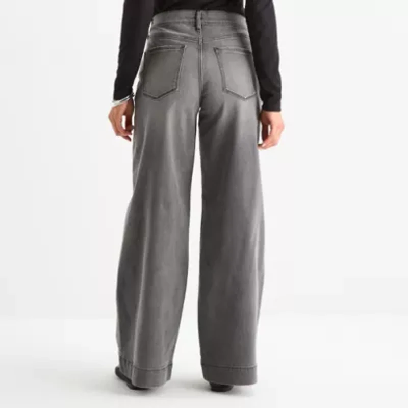 a.n.a - Tall Womens High Rise Wide Leg Jean