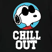 Little & Big Kid Boys Crew Neck Short Sleeve Regular Fit Snoopy Graphic T-Shirt