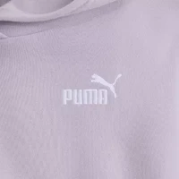 PUMA Big Kid Girls Long Sleeve Fleece Hoodie