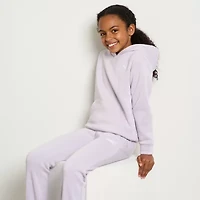 PUMA Big Kid Girls Long Sleeve Fleece Active Hoodie