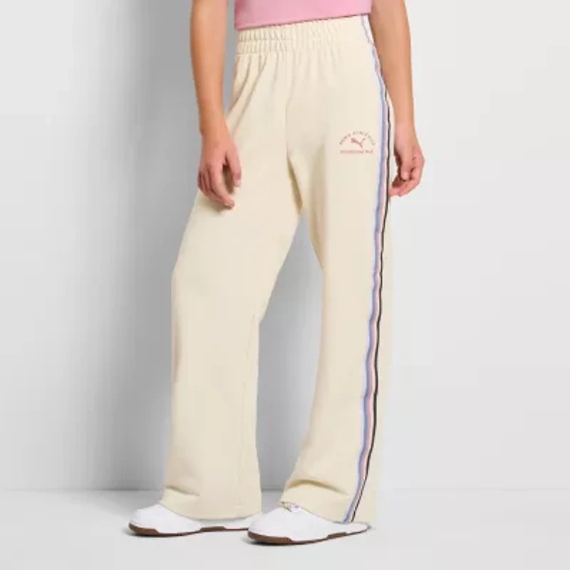 PUMA Big Kid Girls Wide Leg Regular Fit Pull-On Pant
