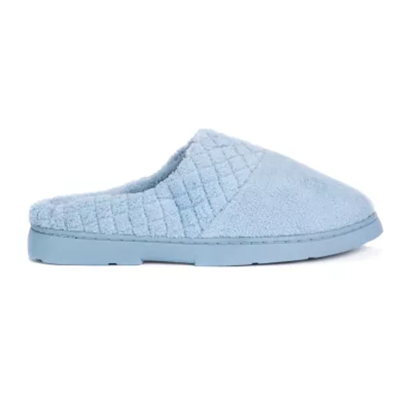 Muk Luks Womens Micro Chenille Clog Slippers