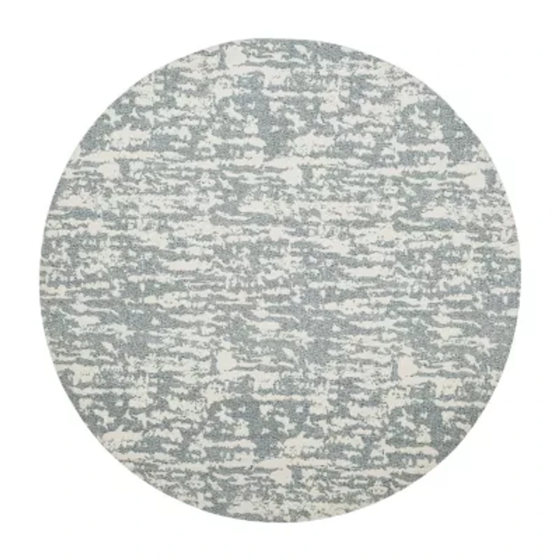 Safavieh Marbella Collection Bryon Geometric Round Area Rug