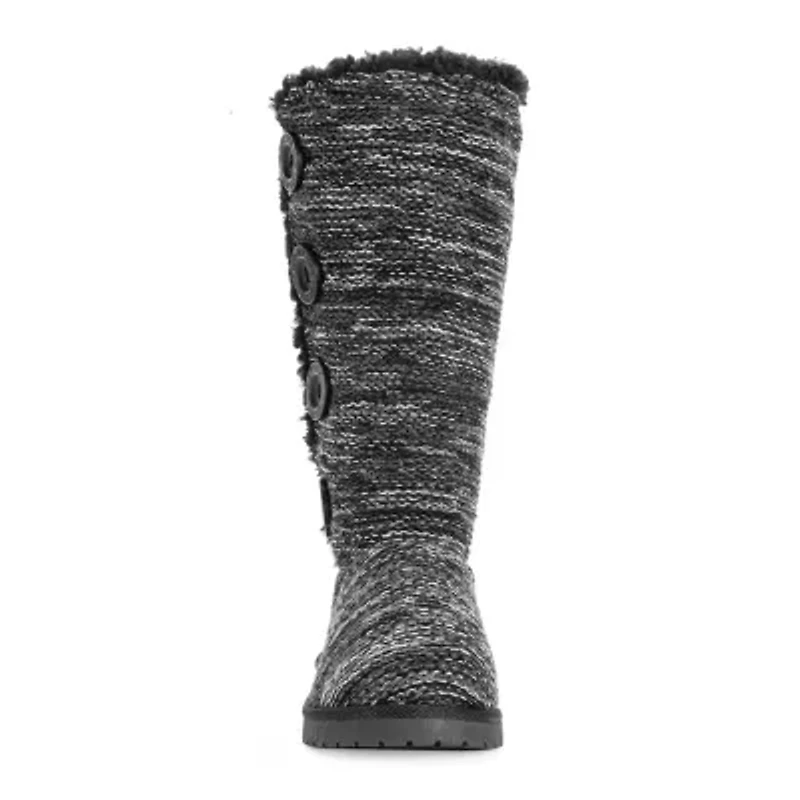 Muk Luks Womens Liza Pull-on Slouch Boots