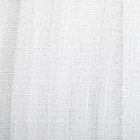 Regal Home Glimmer Metallic Grommet Top Sheer Single Curtain Panel