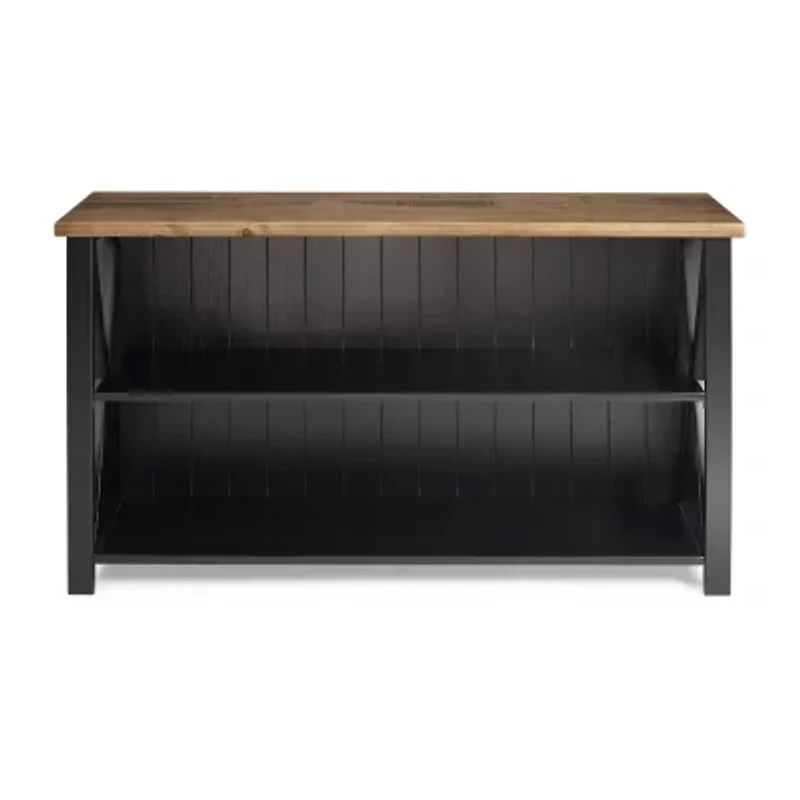 Walker Edison Freeda Small Space Collection Storage Console Table