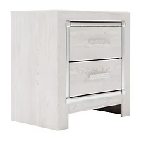 Signature Design by Ashley Altyra 2-Drawer Nightstand in White