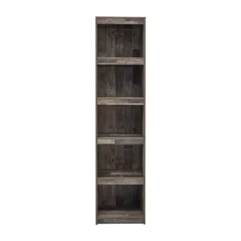 Signature Design by Ashley® Derekson Butcher Block Gray Pier Entertainment Center