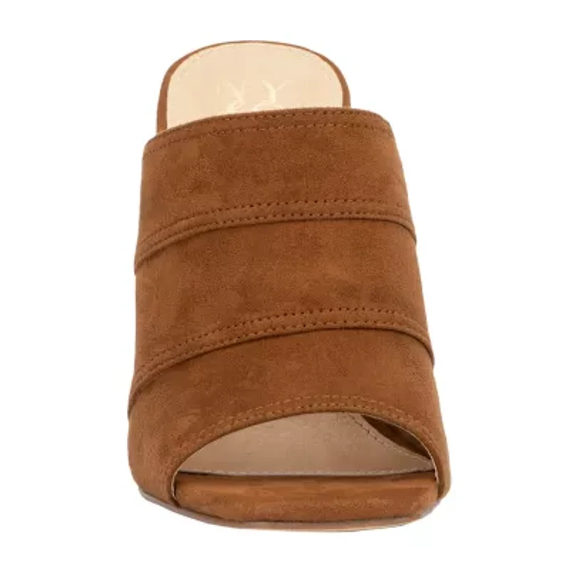 New York & Company Womens Lacinda Heeled Sandals