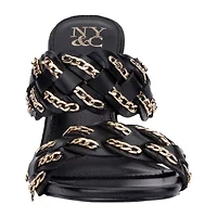 New York & Company Womens Courtney Heeled Sandals